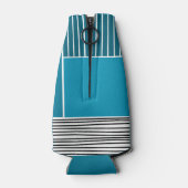 Abstrakte Linien Flaschenkühler (Rückseite)