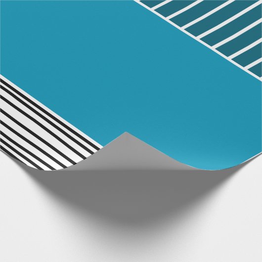 Abstrakte Linien Geschenkpapier (Ecke)