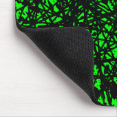 Abstrakte Linien - grün Mousepad (Ecke)