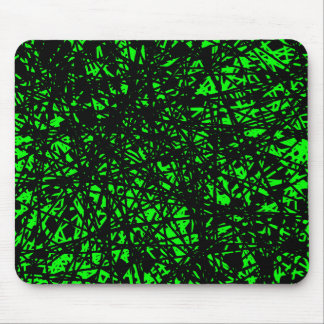 Abstrakte Linien - grün Mousepad