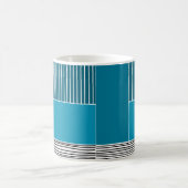 Abstrakte Linien Kaffeetasse (Mittel)