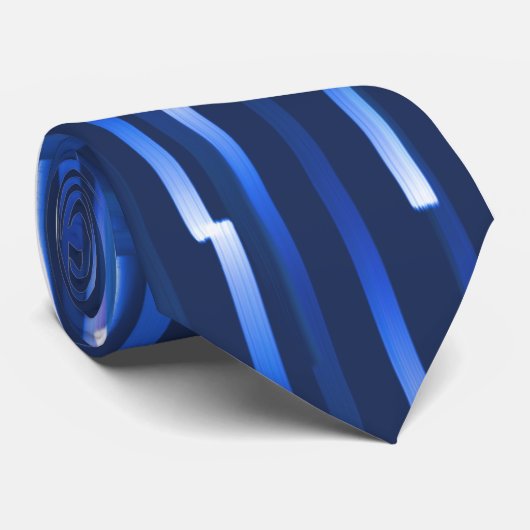 Abstrakte Linien Krawatte (Gerollt)