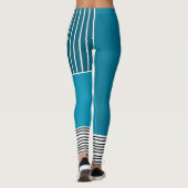 Abstrakte Linien Leggings (Rückseite)