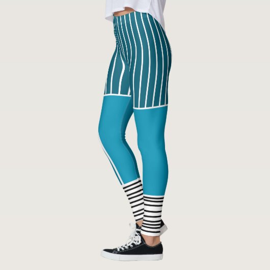 Abstrakte Linien Leggings (Links)