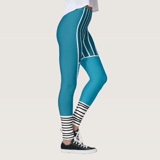 Abstrakte Linien Leggings (Rechts)