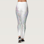 Abstrakte Linien Leggings (Rückseite)
