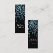 Abstrakte Linien Mini Visitenkarte (Vorne/Hinten)