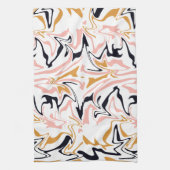 Abstrakte Linien modern Geschirrtuch (Vertikal)