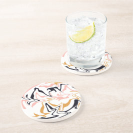 Abstrakte Linien modern Getränkeuntersetzer