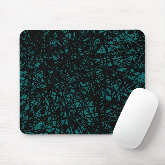 Abstrakte Linien - Moss Green Mousepad (Mit Mouse)