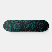 Abstrakte Linien - Moss Green Skateboard (Horizontal)