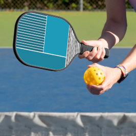 Abstrakte Linien Pickleball Schläger