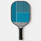 Abstrakte Linien Pickleball Schläger (Vorderseite)