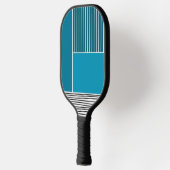 Abstrakte Linien Pickleball Schläger (Links)