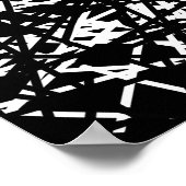 Abstrakte Linien Poster (Ecke)