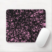 Abstrakte Linien - rosa Mousepad (Mit Mouse)