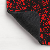 Abstrakte Linien - Rot Mousepad (Ecke)
