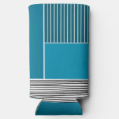 Abstrakte Linien Selters Dosenkühler (Rückseite)