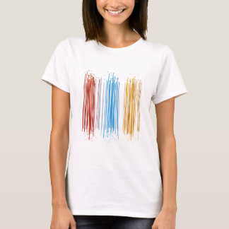Abstrakte Linien T-Shirt