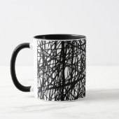 Abstrakte Linien Tasse (Links)