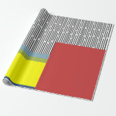 Abstrakte Linien und Rechtecke Geschenkpapier (Ungerollt)