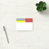 Abstrakte Linien und Rechtecke Post-it Klebezettel (Büro)