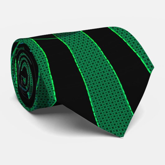 Abstrakte Linien und Spiralen: Kundenspezifische Krawatte (Gerollt)