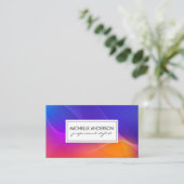 Abstrakte Linien und Wellen Terminkarte (Stehend Vorderseite)