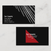Abstrakte Linien Visitenkarte (Vorne/Hinten)