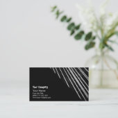 Abstrakte Linien Visitenkarte (Stehend Vorderseite)
