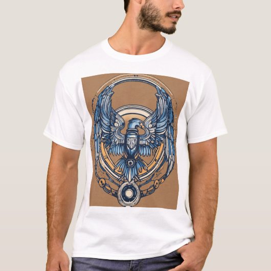 abstrakte Linienführung T-Shirt (Vorderseite)