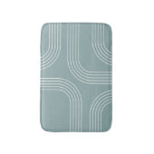 Abstrakte Linienkunst aus dem Mittelalter Badematte (Vorderseite Vertikal)