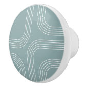 Abstrakte Linienkunst aus dem Mittelalter Keramikknauf (Rechts)