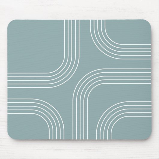 Abstrakte Linienkunst aus dem Mittelalter Mousepad (Vorne)