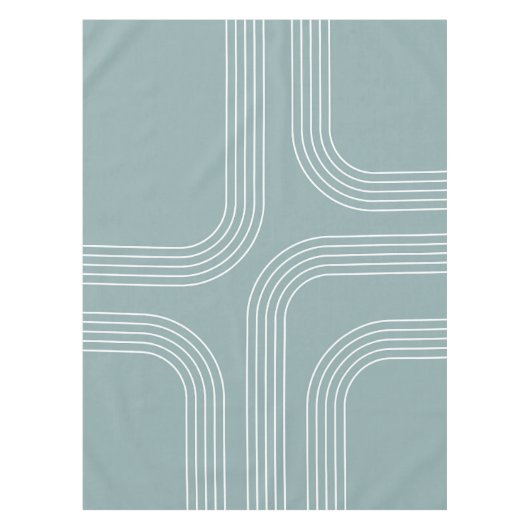 Abstrakte Linienkunst aus dem Mittelalter Tischdecke (Vorderseite)