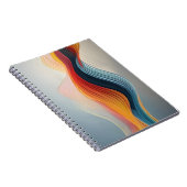 Abstrakte Linienmuster Notizblock (Rechte Seite)