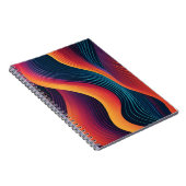 Abstrakte Linienmuster Notizblock (Rechte Seite)