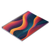 Abstrakte Linienmuster Notizblock (Linke Seite)