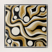 Abstrakte Linienmuster Puzzle (Horizontal)