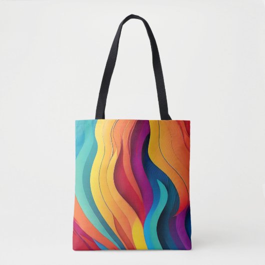 Abstrakte Linienmuster Tasche (Vorderseite)