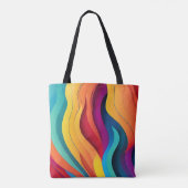 Abstrakte Linienmuster Tasche (Rückseite)