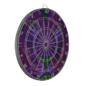 Abstrakte Lion Metal Cage Dartboard Dartscheibe (Vorderseite Links)