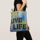 Abstrakte Live Life-Meldung Tasche (Von Nahem)