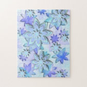 Abstrakte Lotos-Blumen Puzzlespiel Mandala Puzzle (Vertikal)