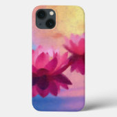 Abstrakte Lotus-Blume Case-Mate iPhone Hülle (Rückseite)