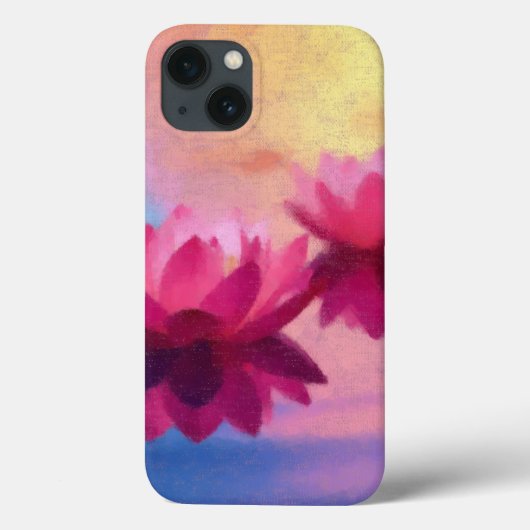 Abstrakte Lotus-Blume Case-Mate iPhone Hülle (Rückseite)