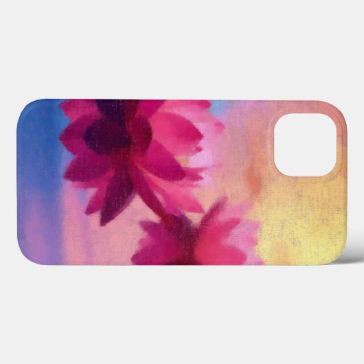 Abstrakte Lotus-Blume Case-Mate iPhone Hülle (Rückseite (Horizontal))
