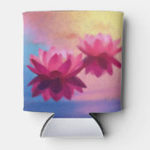Abstrakte Lotus-Blume Dosenkühler (Vorderseite)