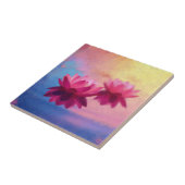 Abstrakte Lotus-Blume Fliese (Seite)