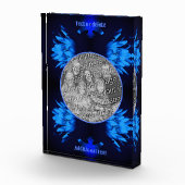 Abstrakte Lotus-Blume Fotoblock (Rechts)